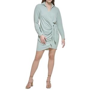 806. Calvin Klein Wrap Mini Dress